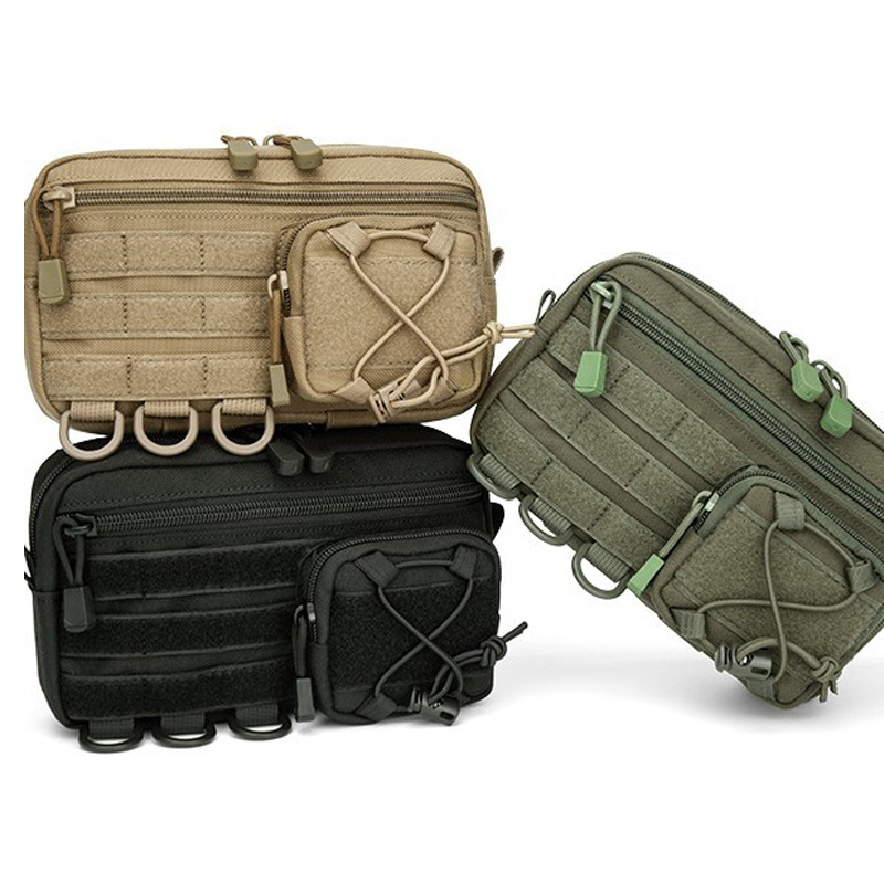 Edc Carry Fanny Pack - Molle tático admin horizontal bolsa com