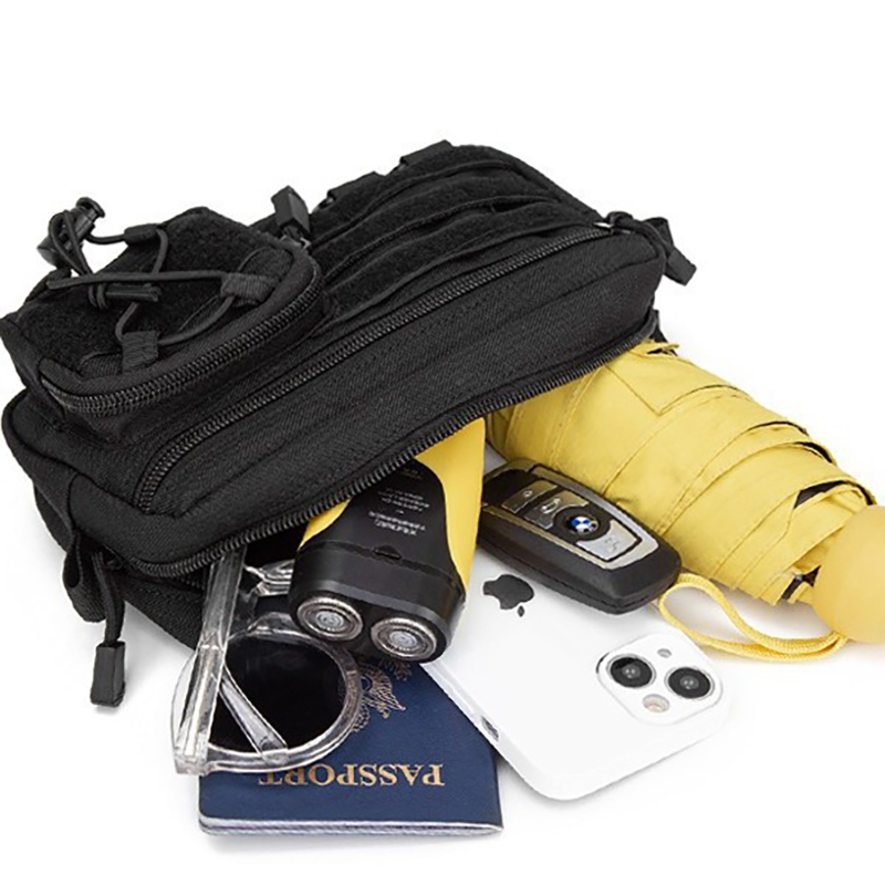 Molle tático admin horizontal  - Edc Carry Fanny Pack avaliação e preço