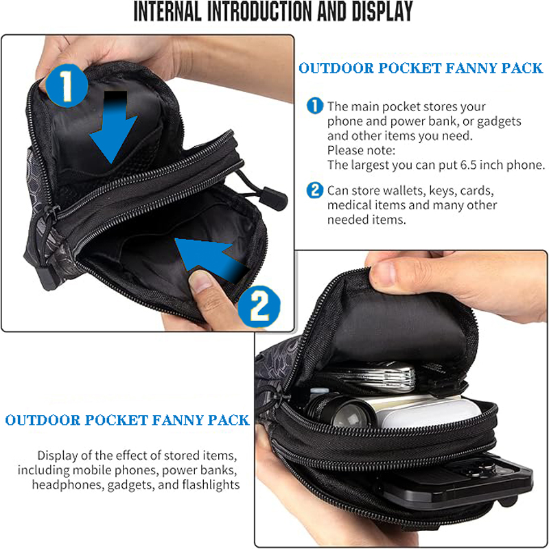 Universal edc tático molle bol - Edc Carry Fanny Pack avaliação e preço